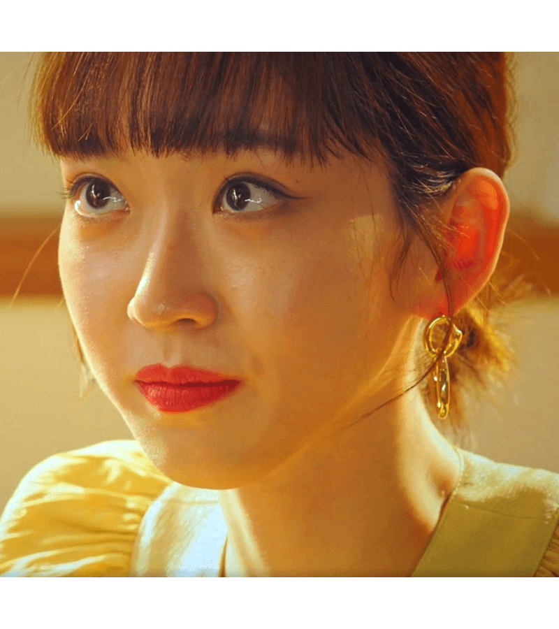 Penthouse 3 Joo Seok-kyung (Han Ji-hyun) Inspired Earrings 001 - ONE SIZE ONLY / Gold - Earrings