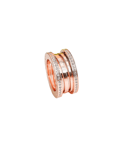 Penthouse 3 Shim Su-ryeon (Lee Ji-ah) Inspired Ring 001 - US Ring Size 6 / Rose Gold / Steel Material - Rings