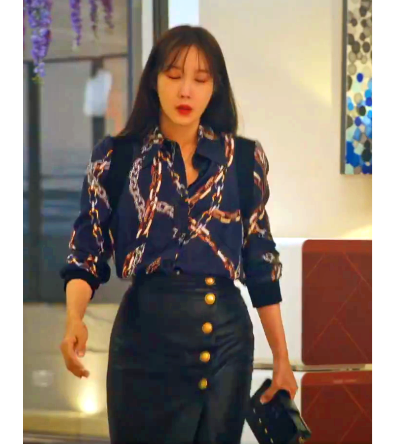 Penthouse 3 Shim Su-ryeon (Lee Ji-ah) Inspired Top and Skirt Set 002 - Dresses