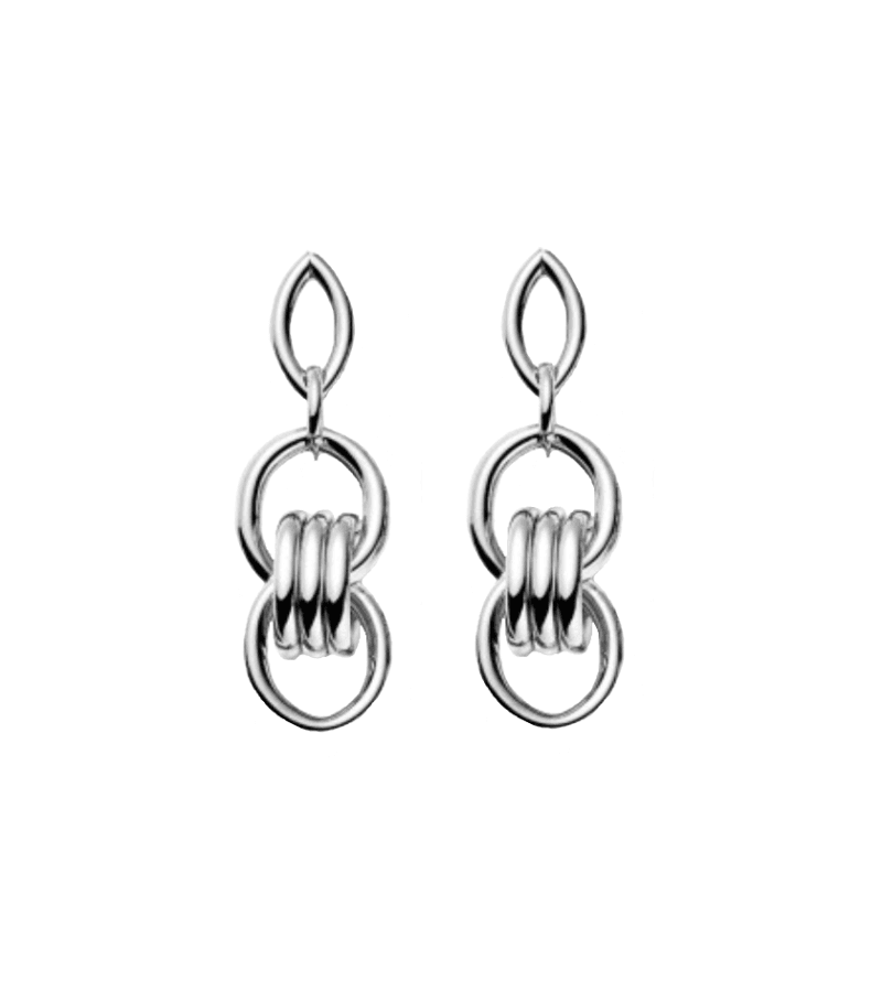 The Penthouse Kim So-yeon Inspired Earrings 001 - ONE SIZE ONLY / Silver - Earrings