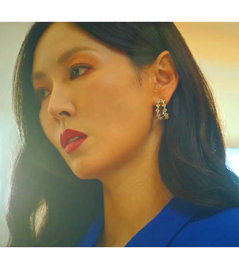 The Penthouse Kim So-yeon Inspired Earrings 003 - ONE SIZE ONLY / Silver - Earrings
