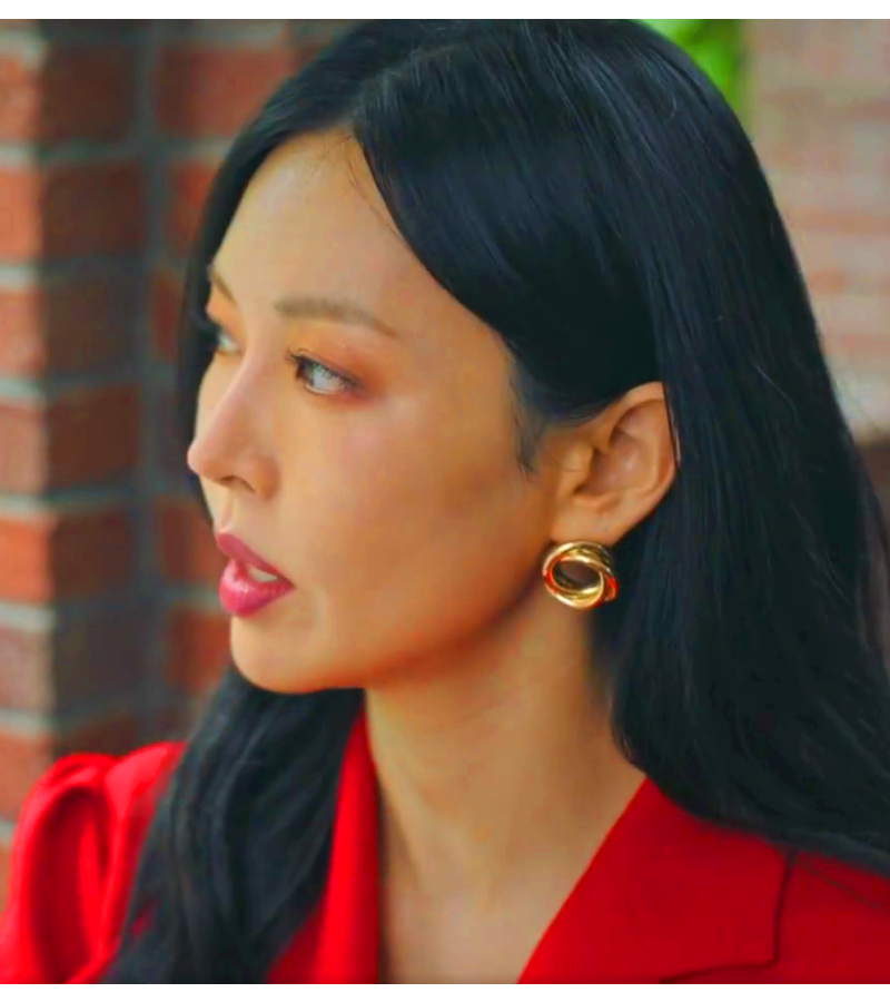 The Penthouse Kim So-yeon Inspired Earrings 006 - ONE SIZE ONLY / Gold - Earrings