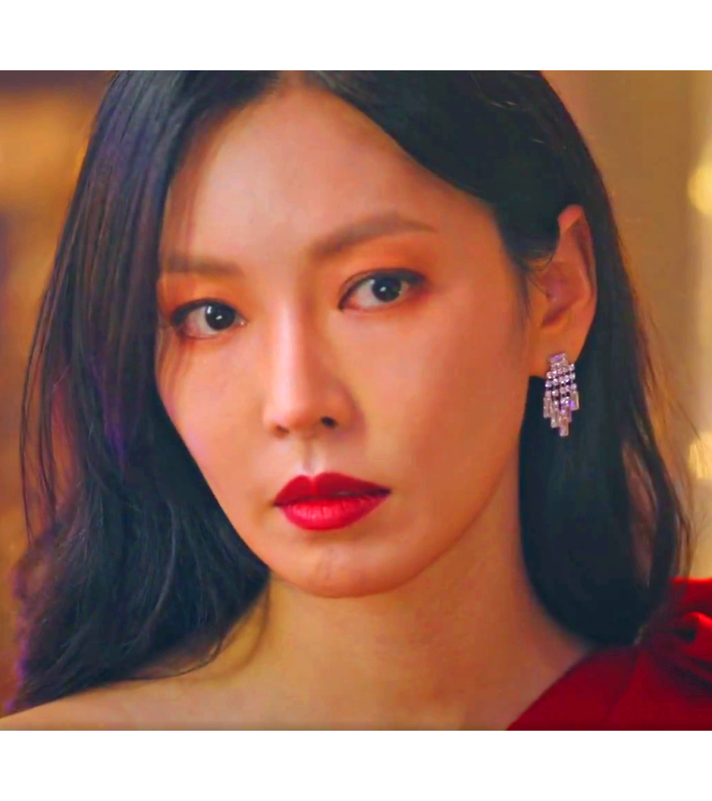 The Penthouse Kim So-yeon Inspired Earrings 008 - ONE SIZE ONLY / Silver - Earrings