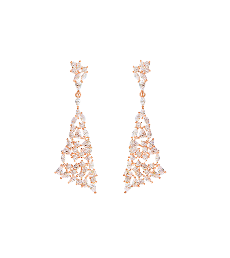 The Penthouse Kim So-yeon Inspired Earrings 009 - ONE SIZE ONLY / Rose Gold - Earrings