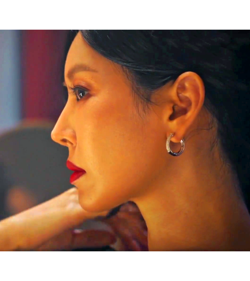 The Penthouse Kim So-yeon Inspired Earrings 010 - ONE SIZE ONLY / Silver - Earrings