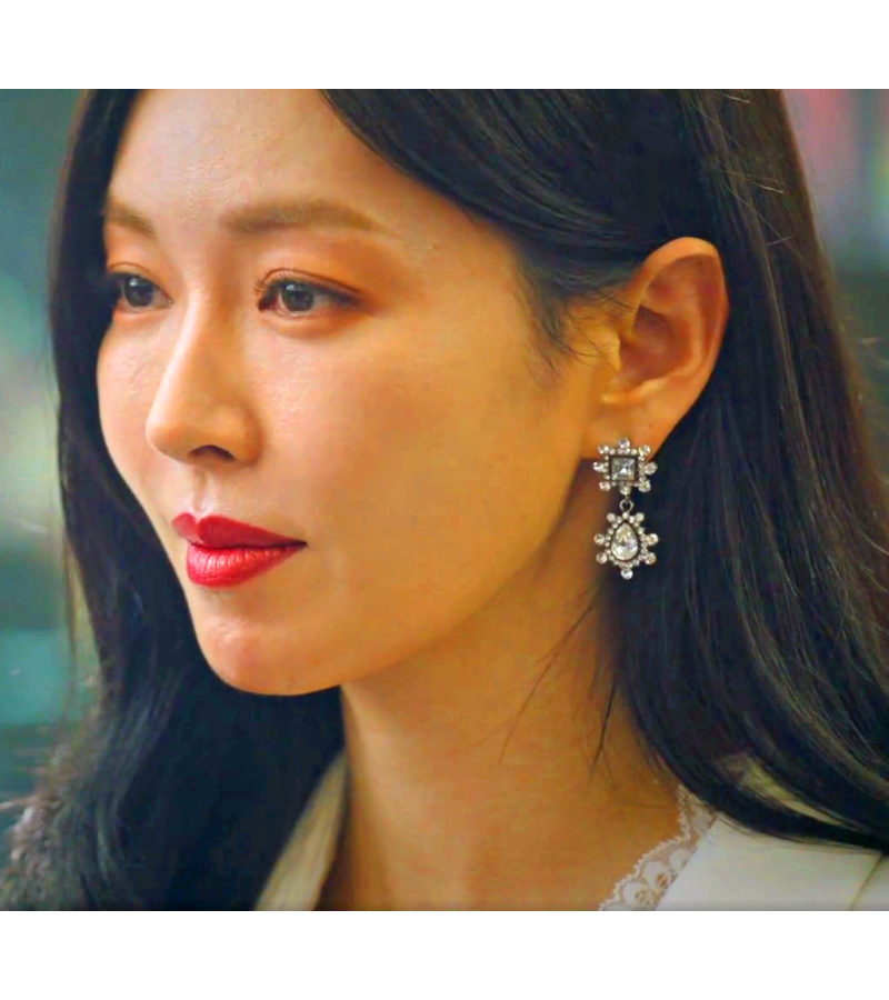 The Penthouse Kim So-yeon Inspired Earrings 016 - ONE SIZE ONLY / Silver - Earrings