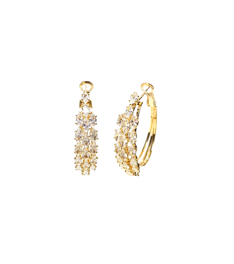 The Penthouse Kim So-yeon Inspired Earrings 017 - ONE SIZE ONLY / Gold - Earrings