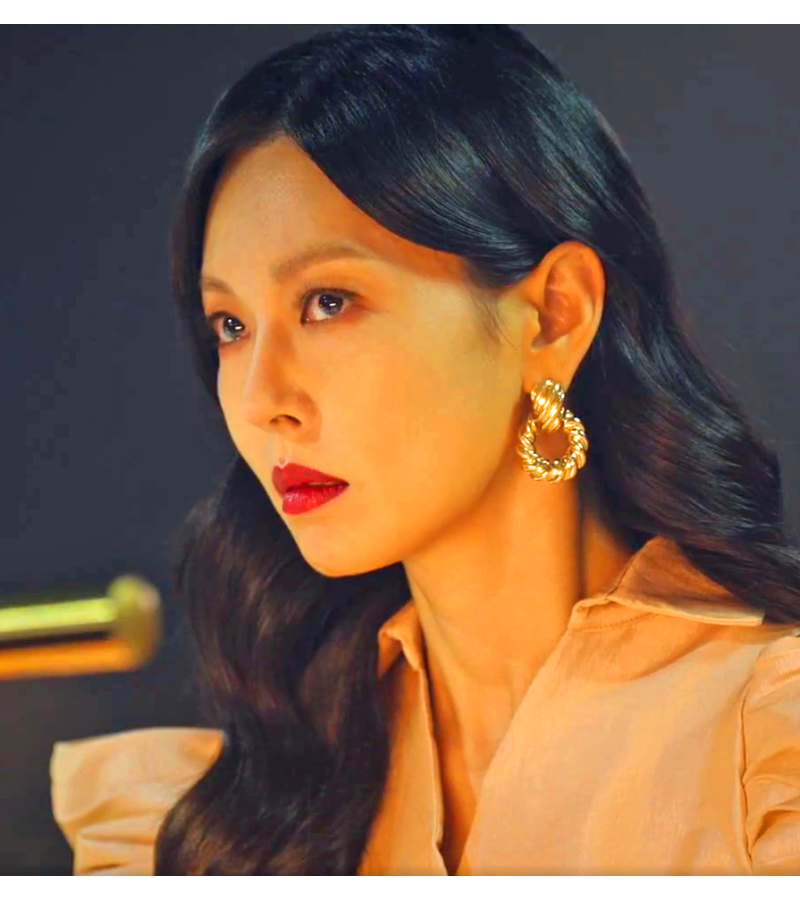 The Penthouse Kim So-yeon Inspired Earrings 019 - ONE SIZE ONLY / Gold - Earrings