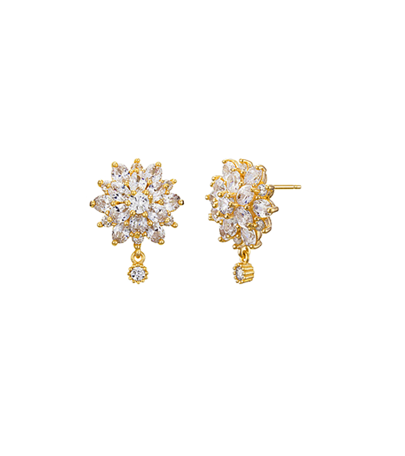 The Penthouse Kim So-yeon Inspired Earrings 020 - ONE SIZE ONLY / Gold - Earrings