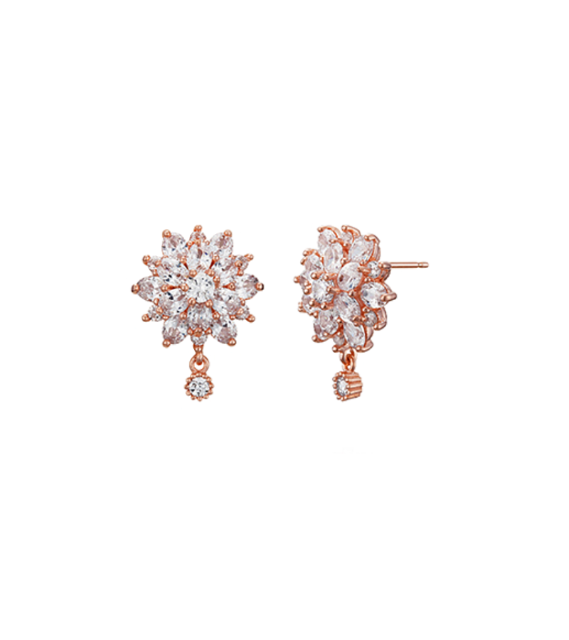 The Penthouse Kim So-yeon Inspired Earrings 020 - ONE SIZE ONLY / Rose Gold - Earrings