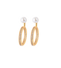 Start Up Kang Han-na Inspired Earrings 008 - ONE SIZE ONLY / Gold - Earrings