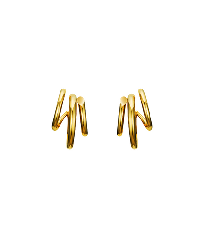 Penthouse Kim So-yeon Inspired Earrings 029 - ONE SIZE ONLY / Gold - Earrings