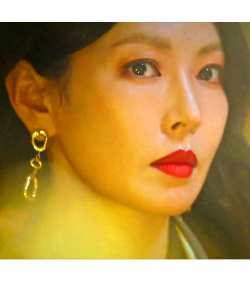 Penthouse Kim So-yeon Inspired Earrings 031 - ONE SIZE ONLY / Gold - Earrings