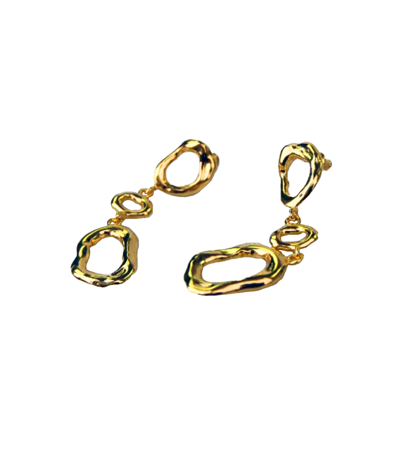 Spike Hoop Earrings in Stainless Steel with Black Ionic Plating | Shane Co.