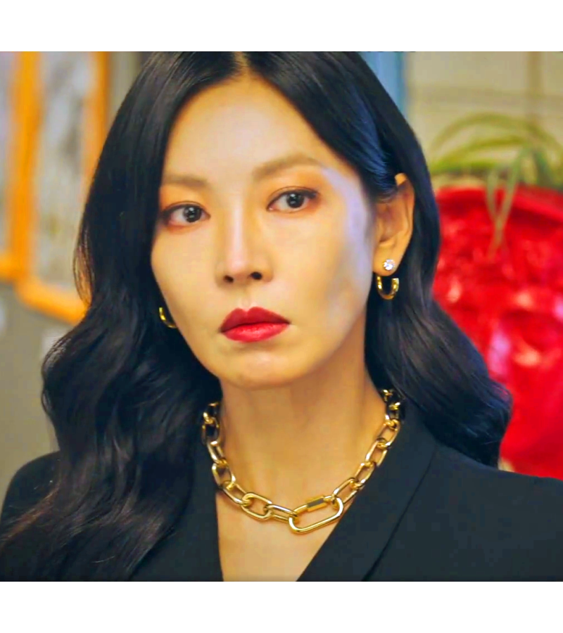 Penthouse Kim So-yeon Inspired Earrings 033 - ONE SIZE ONLY / Gold - Earrings