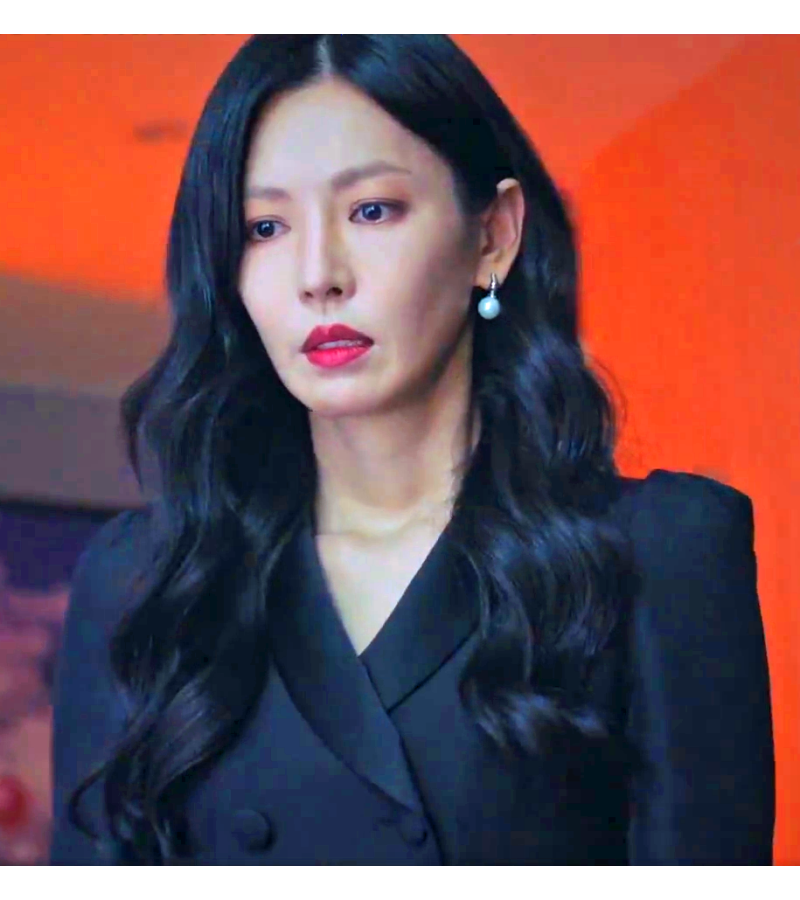 Penthouse Kim So-yeon Inspired Earrings 035 - ONE SIZE ONLY / Silver - Earrings
