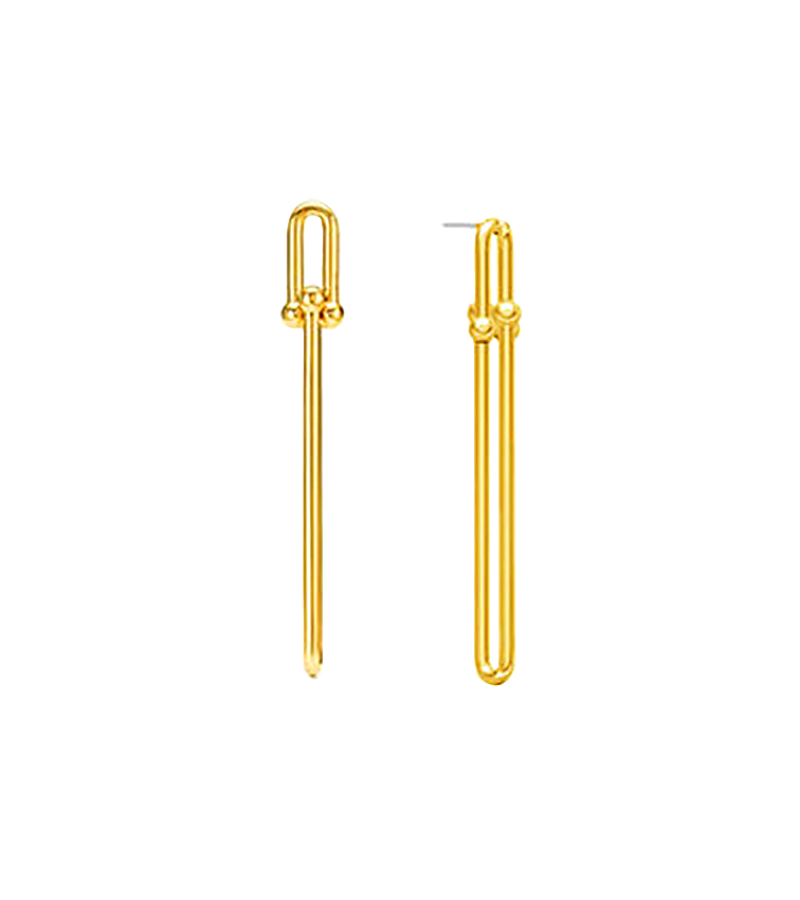 The Penthouse Lee Ji-ah Inspired Earrings 001 - ONE SIZE ONLY / Gold - Earrings