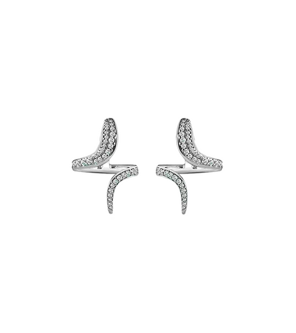 Penthouse Lee Ji-ah Inspired Earrings 007 - ONE SIZE ONLY / Silver - Earrings