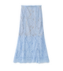Perfect Crown Seong Hui-ju (IU) Inspired Top and Skirt Set 001 - Skirt Only (No Crop Top) / Asian Petite Size S (Normal Size XS) / Pale