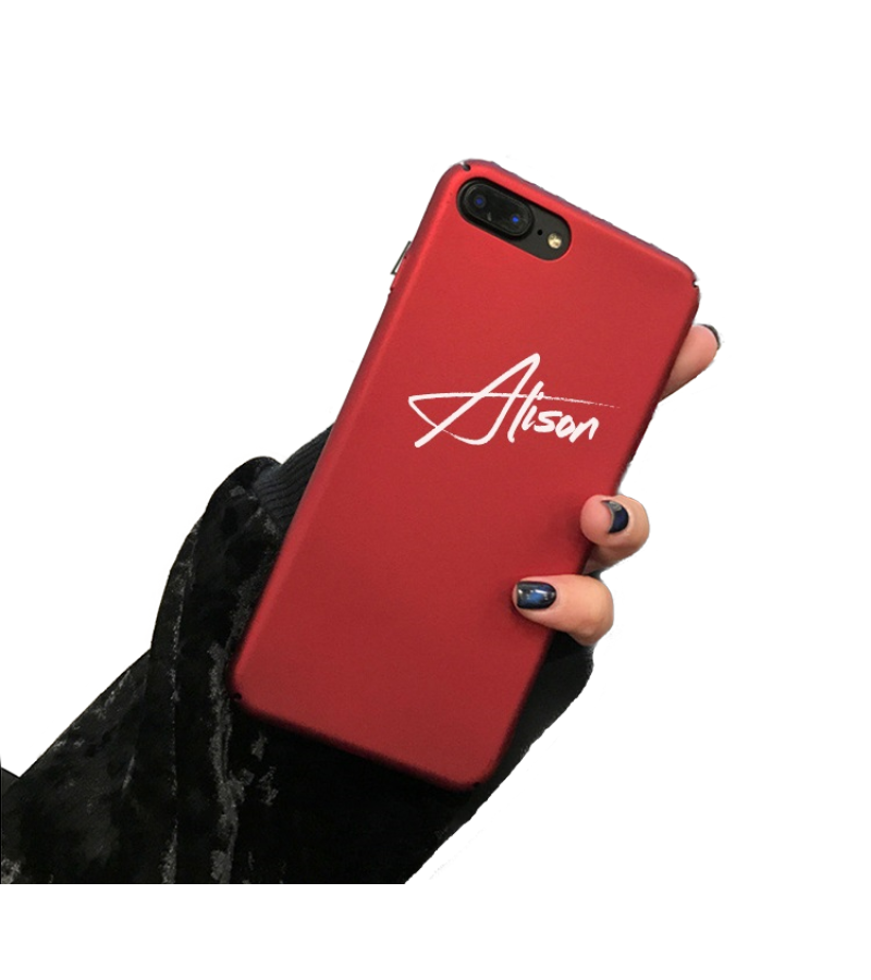 Personalized Name iPhone Case - Burgundy / iPhone 6 - iPhone Case