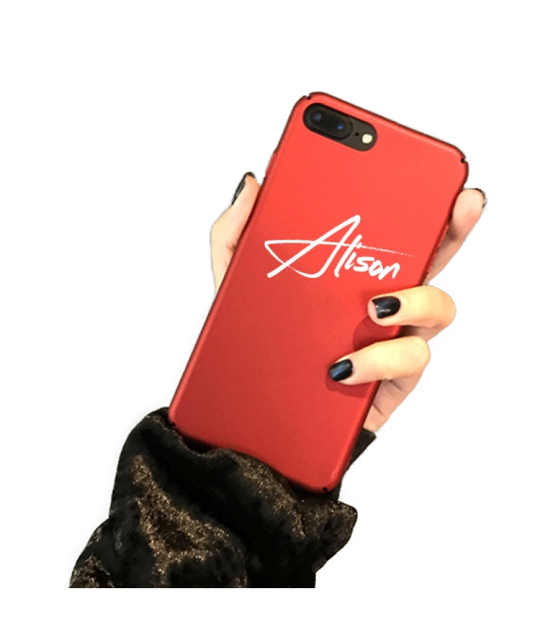 Personalized Name iPhone Case - Red / iPhone 6 - iPhone Case