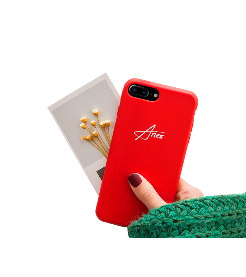 Personalized Name iPhone Case (iPhone XS and XS Max) - Red / iPhone XS - iPhone Case