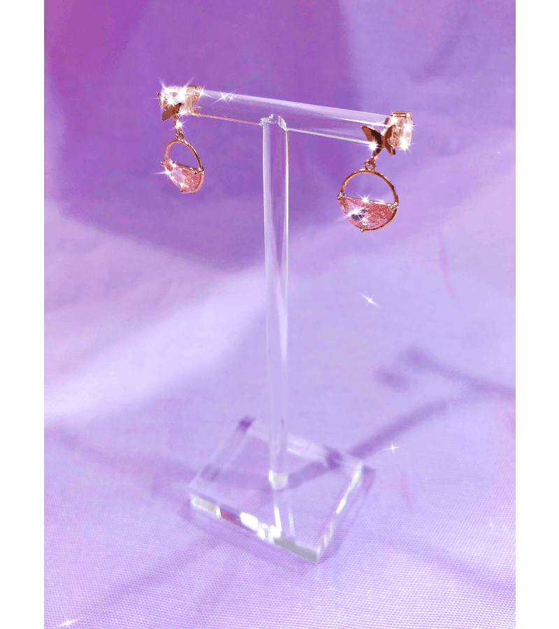 Pink Butterfly Fairy Korean Earrings [Valentine’s Day Collection] - Earrings