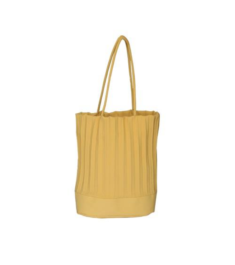 Pleat Bag - Yellow / Small - Bags