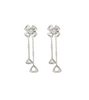 Queen of Tears Hong Hae - In (Kim Ji - won) Inspired Earrings 005 - ONE SIZE ONLY / Silver - Earrings