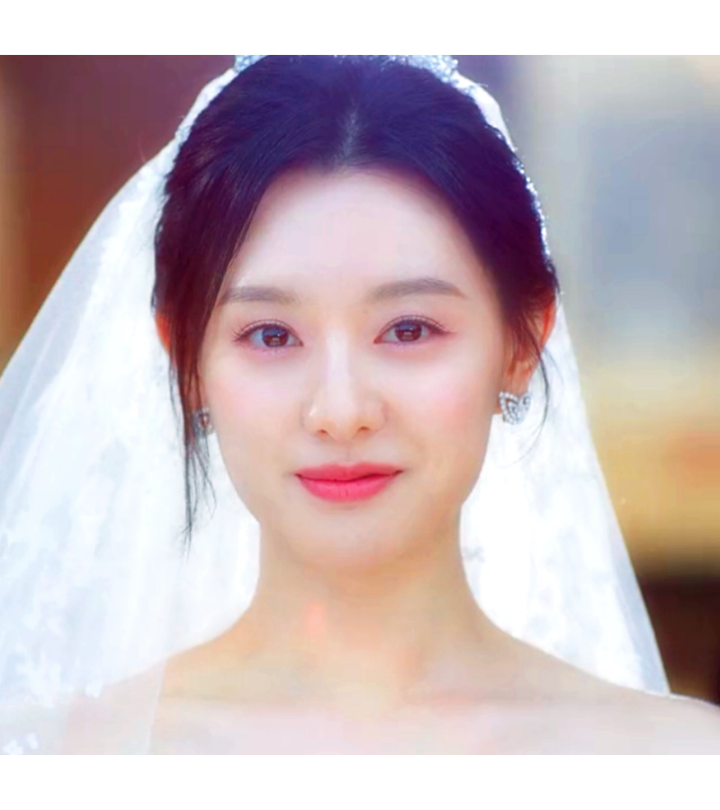 Queen of Tears Hong Hae - In (Kim Ji - won) Inspired Earrings - ONE SIZE ONLY / Silver