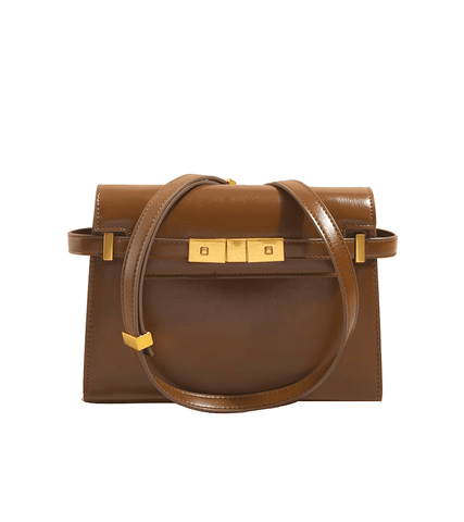 Queenmaker Hwang Do-Hee (Kim Hee-Ae) Inspired Bag 002 - Small - 14 CM x 6 CM x 23 CM / Light Brown - Handbags