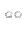 Queenmaker Hwang Do-Hee (Kim Hee-Ae) Inspired Earrings 001 - ONE SIZE ONLY / Silver - Earrings
