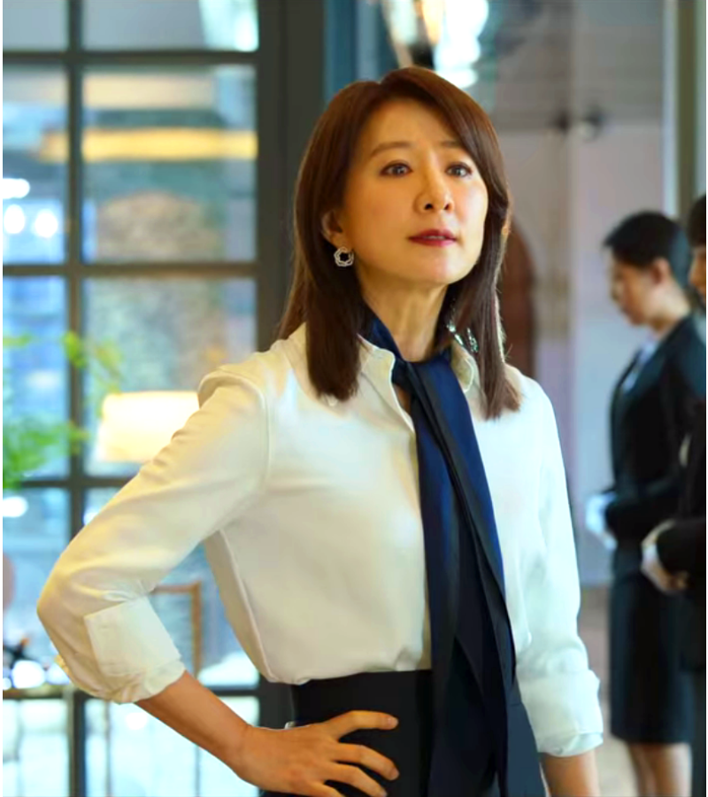 Queenmaker Hwang Do-Hee (Kim Hee-Ae) Inspired Earrings 001 - ONE SIZE ONLY / Silver - Earrings