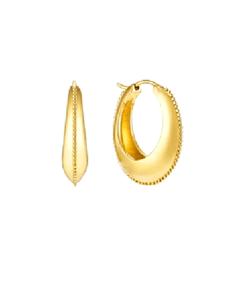 Queenmaker Hwang Do-Hee (Kim Hee-Ae) Inspired Earrings 003 - Large (Same as Kim Hee Ae) / Gold - Earrings