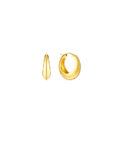 Queenmaker Hwang Do-Hee (Kim Hee-Ae) Inspired Earrings 003 - Small / Gold - Earrings