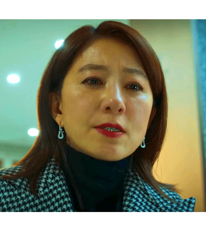 Queenmaker Hwang Do-Hee (Kim Hee-Ae) Inspired Earrings 005 - ONE SIZE ONLY / Silver - Earrings