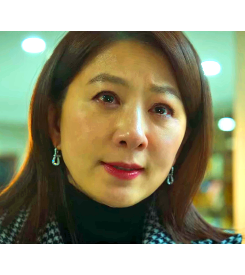Queenmaker Hwang Do-Hee (Kim Hee-Ae) Inspired Earrings 005 - ONE SIZE ONLY / Silver - Earrings