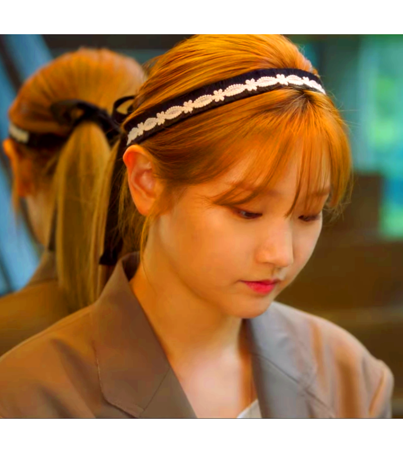 Record of Youth Park So-dam Inspired Hair Accessory 002 - ONE SIZE ONLY / Black - Hair Accessories