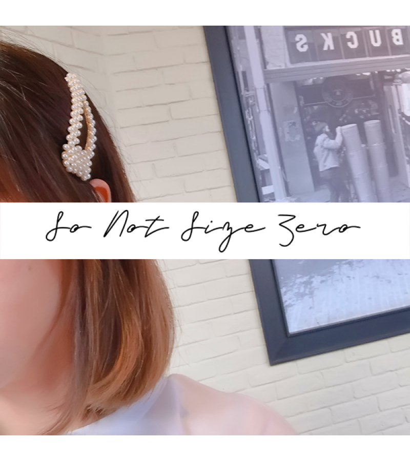 Red Velvet Irene Inspired Power Up Pearl Hair Clip - Hair Accessories
