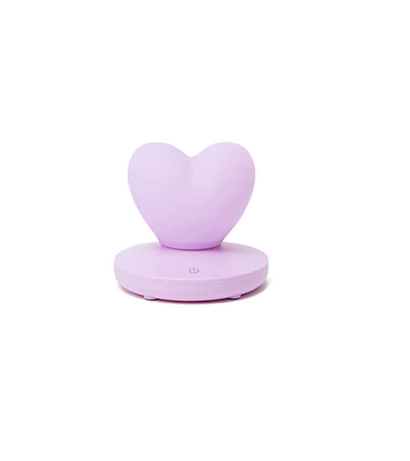 Robot Heart Lamp II - ONE SIZE ONLY / Purple / Heart Shape - Gifts