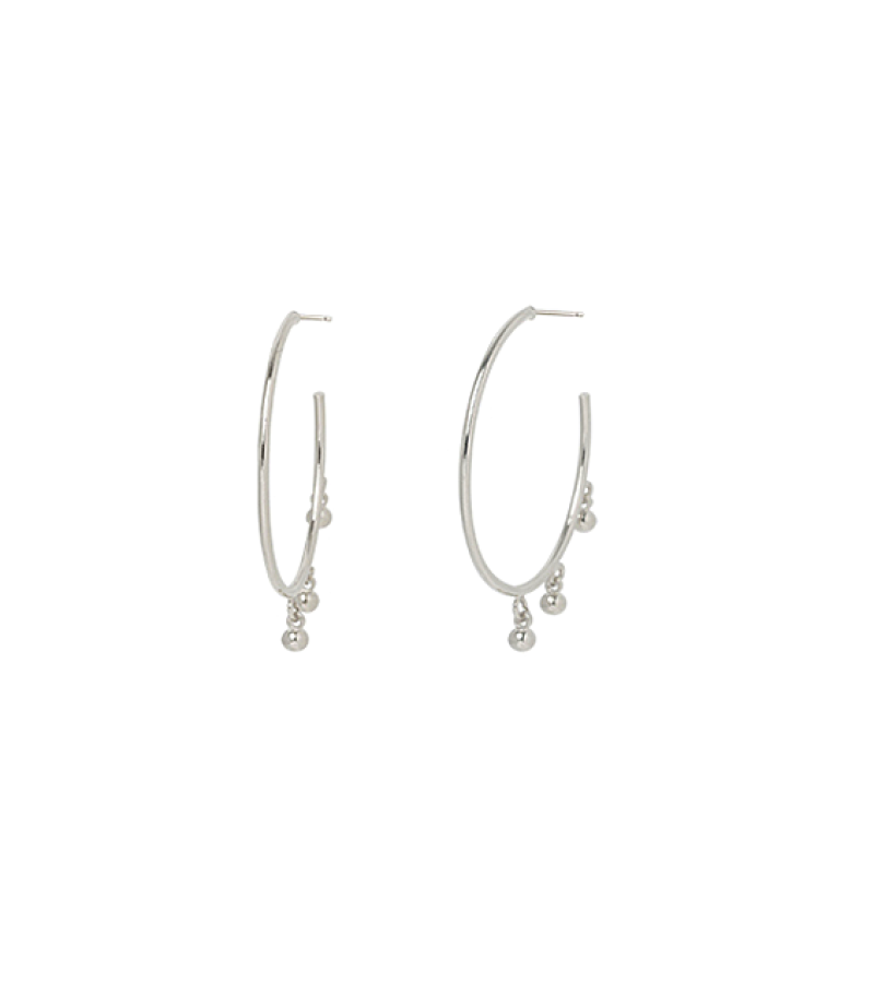 Search: WWW Lee Da Hee Inspired Earrings 006 - ONE SIZE ONLY / Silver - Earrings