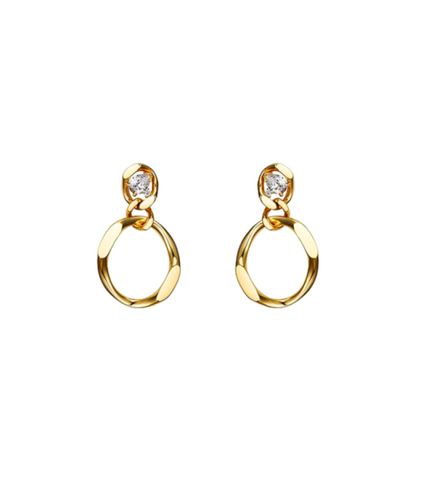 Search: WWW Lee Da Hee Inspired Earrings 009 - ONE SIZE ONLY / Gold - Earrings