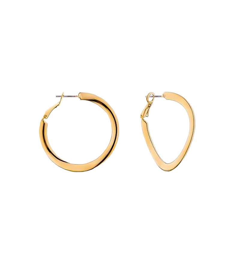 Search: WWW Lee Da Hee Inspired Earrings 013 - ONE SIZE ONLY / Gold