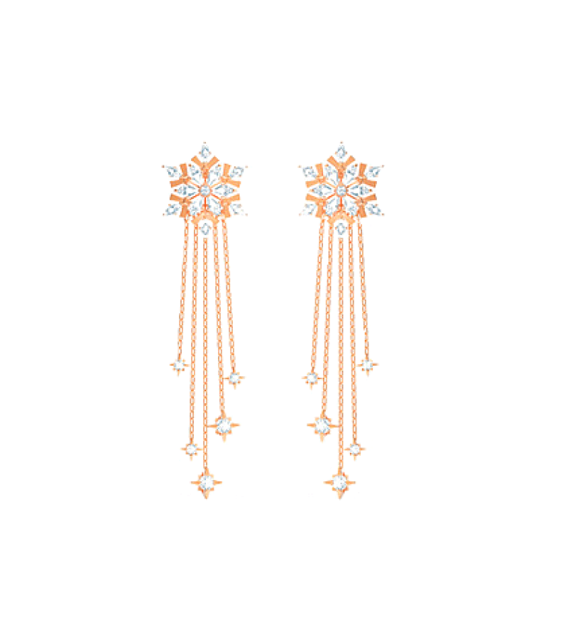 Sell Your Haunted House / Daebak Real Estate Hong Ji-A (Jang Na-ra) Inspired Earrings 006 - ONE SIZE ONLY / Rose Gold - Earrings