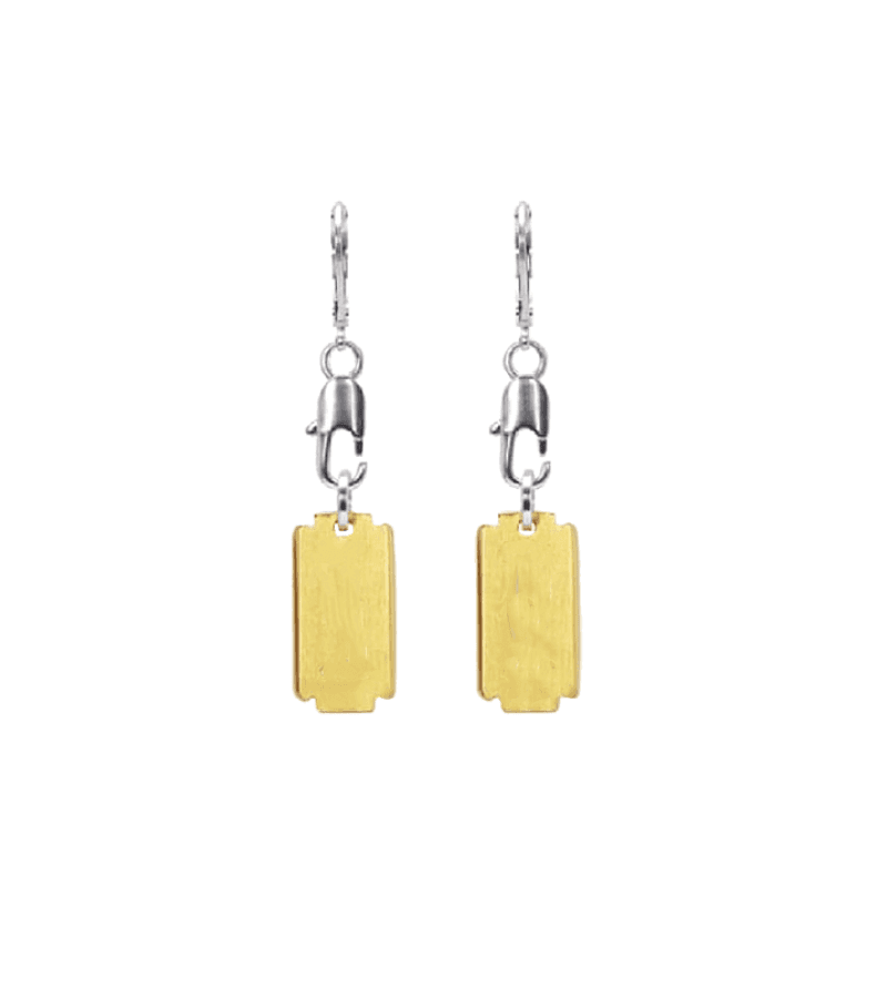 Sell Your Haunted House / Daebak Real Estate Hong Ji-A (Jang Na-ra) Inspired Earrings 013 - Earrings Only (With Engraving On Tag) - Earrings