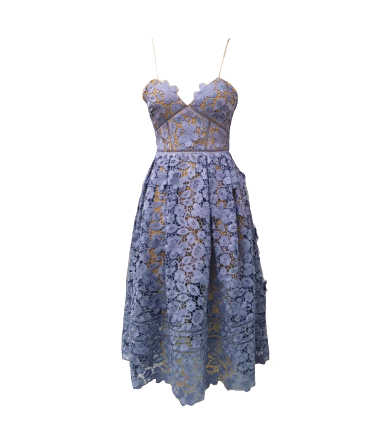 Single’s Inferno 2 Shin Seul-ki Inspired Dress 005 - XS (UK Size 4) / Dark Powder Blue - Dresses