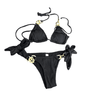 Single’s Inferno 3 Inspired Bikini 003 - Asian Petite Size S (Normal Size XS) / Black - Swimsuits