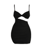 Single’s Inferno 3 Kim Gyu-ri Inspired Dress 001 - Asian Petite Size S (Normal Size XS) / Black - Dresses