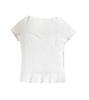 Single’s Inferno 3 Yun Ha-jeong Inspired Top 002 - XS / White Shirts & Tops