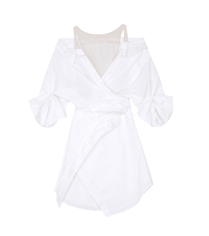 Single’s Inferno Shin Ji-yeon Inspired Dress 003 - S / White - Dresses